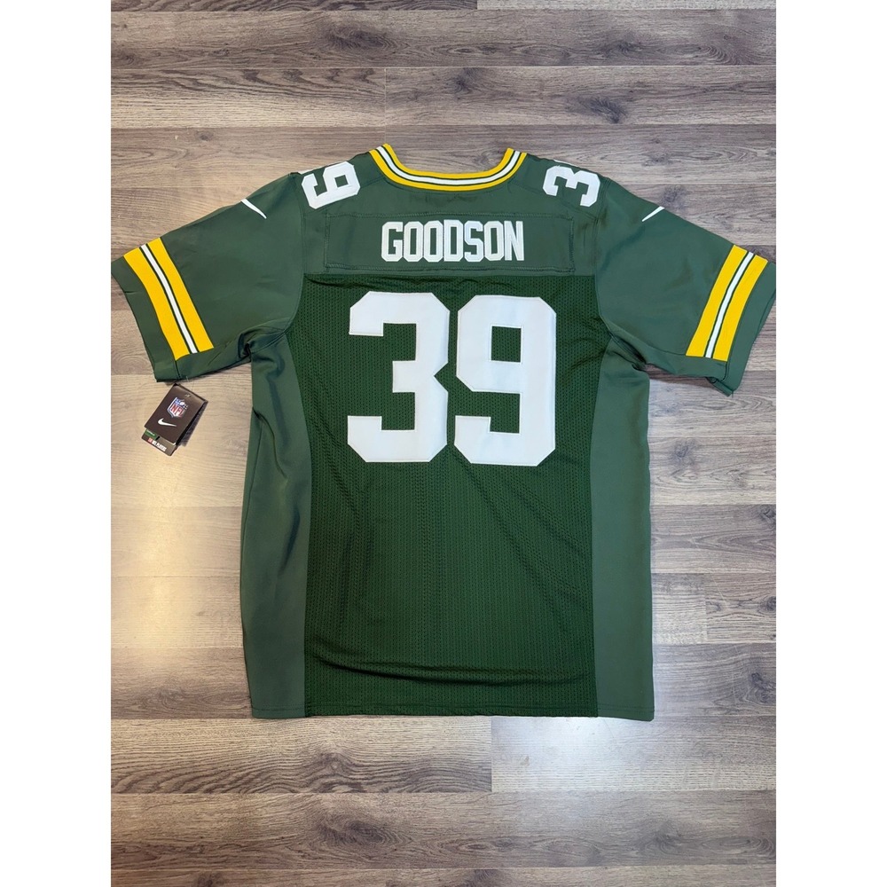 Nike Green Bay Packers Goodson 39 NFL Jersey Green Mens Size 48 NEW